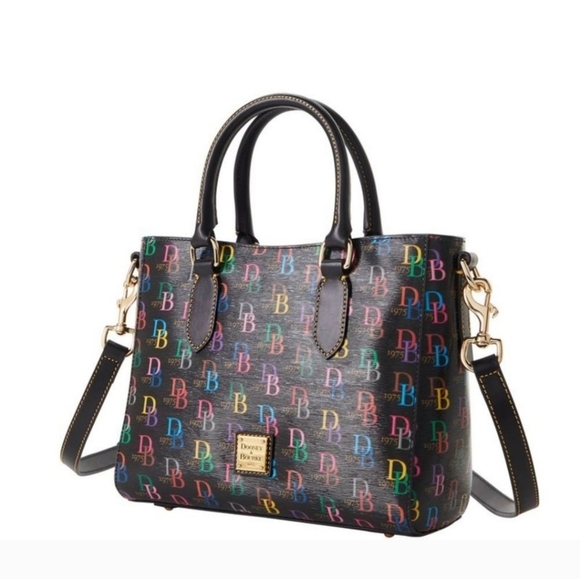 🔹️Dooney & Bourke 🔹️DB75 Multi Top Handle Tote - Black - Picture 5 of 6